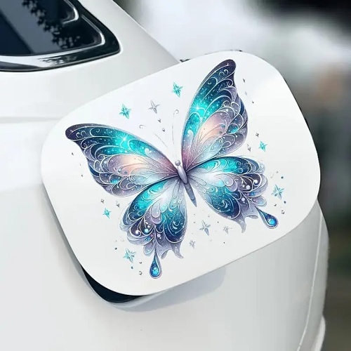Butterfly decal car