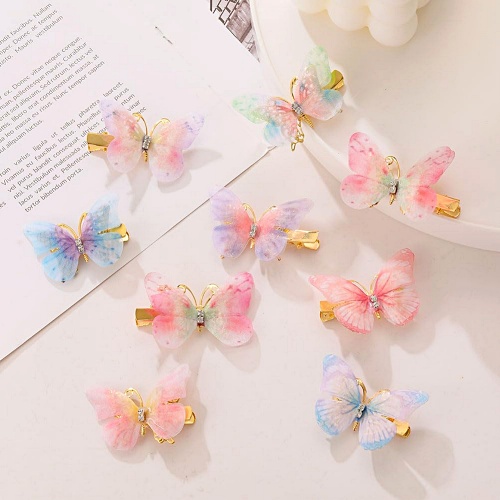 Butterfly hair clips for adults