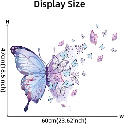 Butterfly sticker big