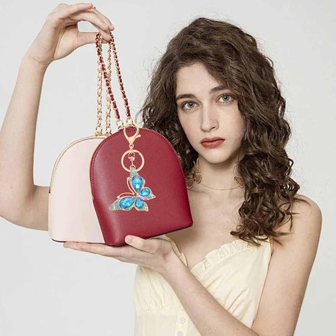 Butterfly bag charm Set of 2