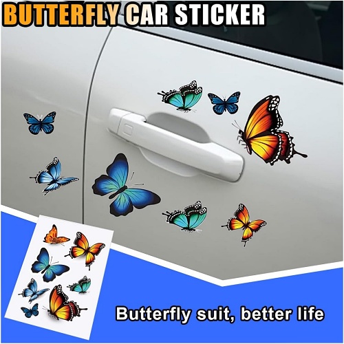 Butterfly car decals amazon
