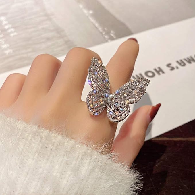 Butterfly ring for women