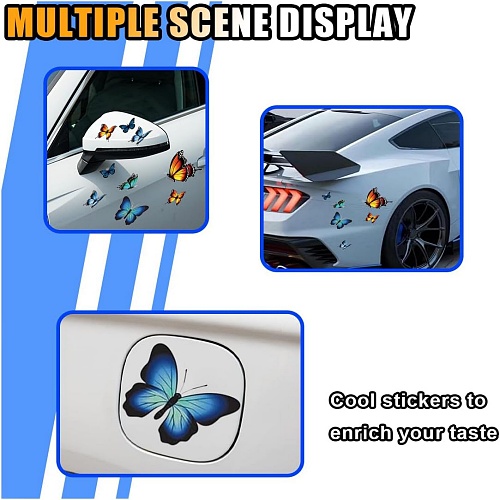 Butterfly car decals amazon