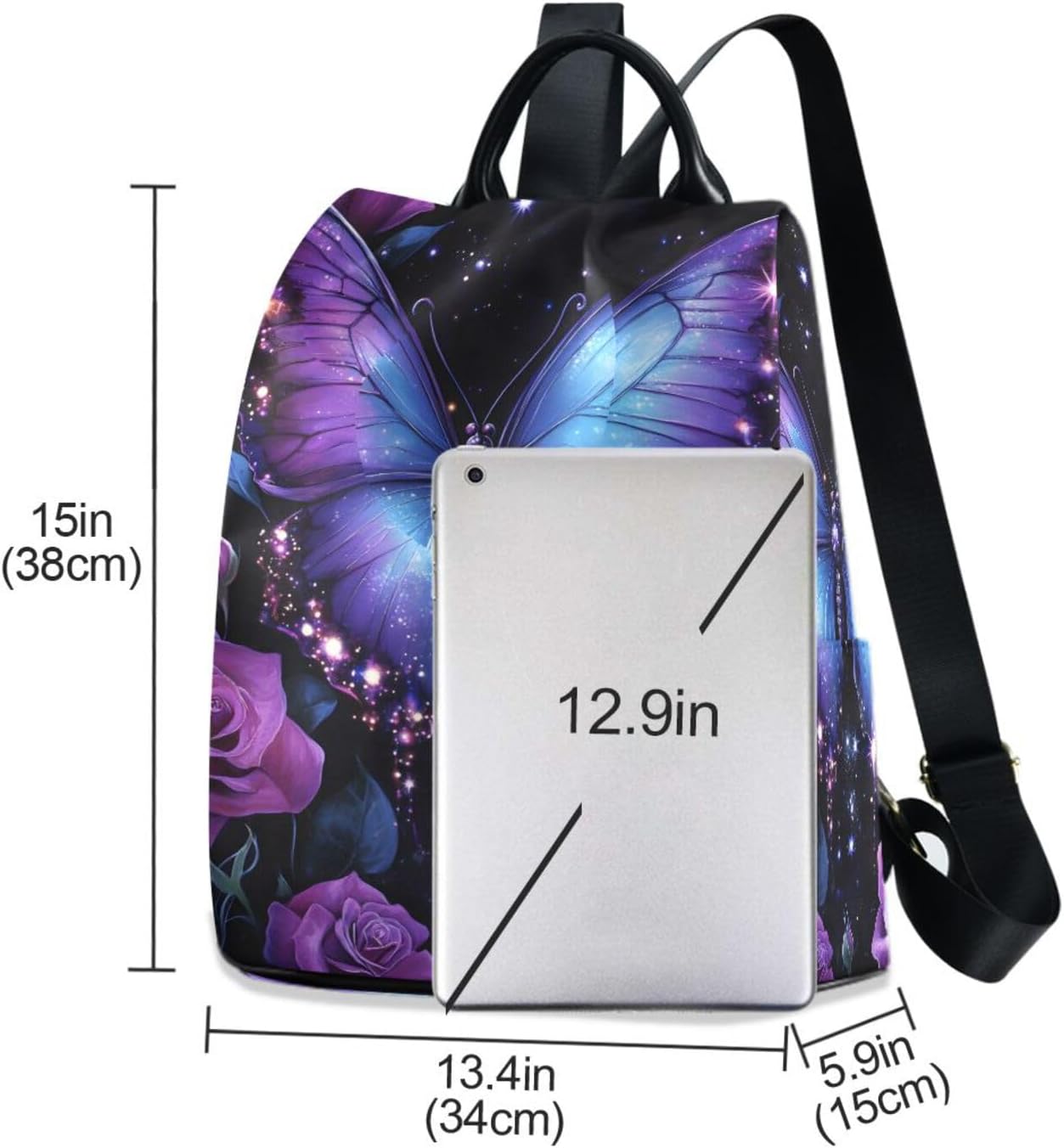 Women's butterfly backpack for adults