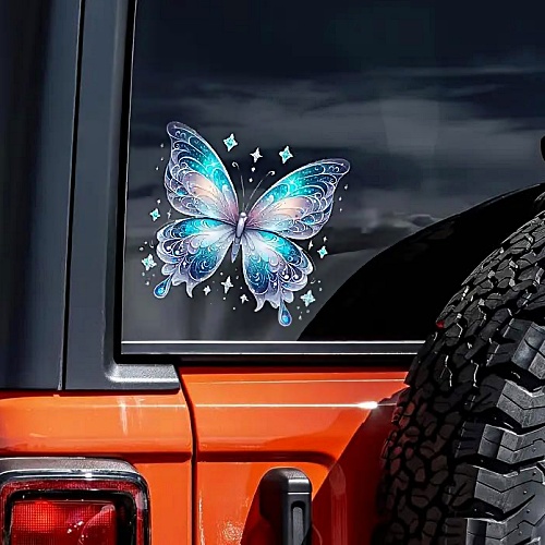 Butterfly decal car