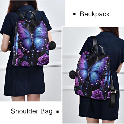 Women's butterfly backpack for adults