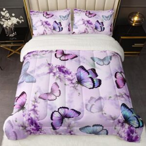 Butterfly comforter for adults sof...