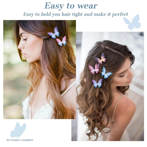 Butterfly hair clips for adults