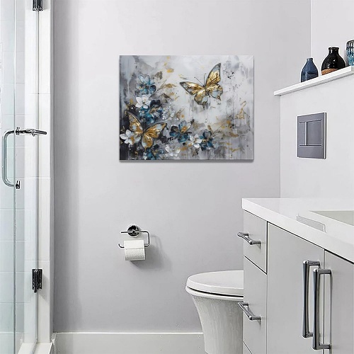 Canvas wall art butterfly painting