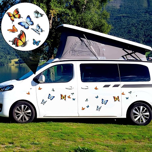 Vinyl butterfly decals