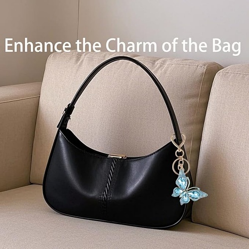 Butterfly bag charm Set of 2