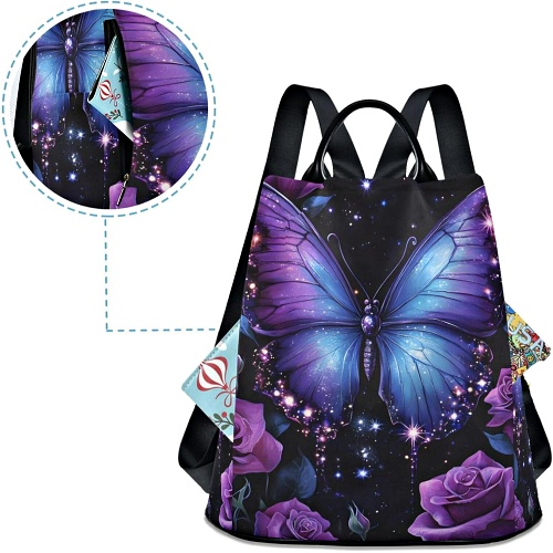 Women's butterfly backpack for adults