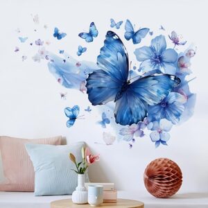 Butterfly wall stickers blue roman...