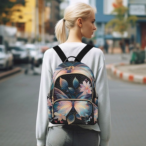 Mini backpack butterfly
