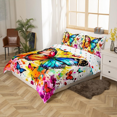 Butterfly duvet cover set