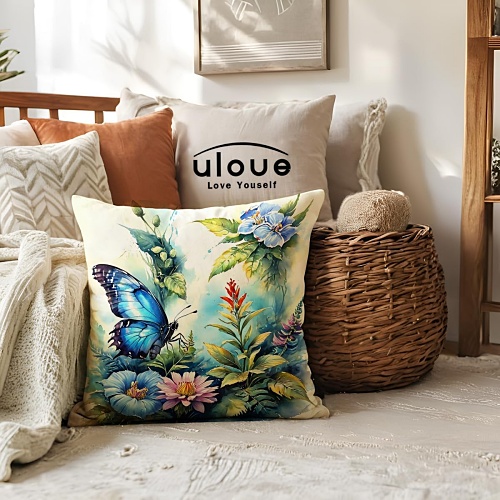 Butterfly pillow covers