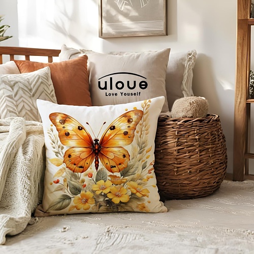 Butterfly throw pillow covers