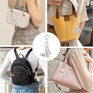 Beaded butterfly keychain Set of 2