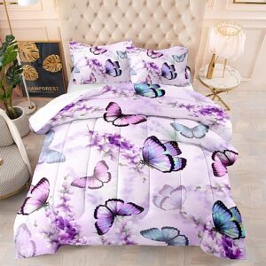 Butterfly comforter for adults sof...