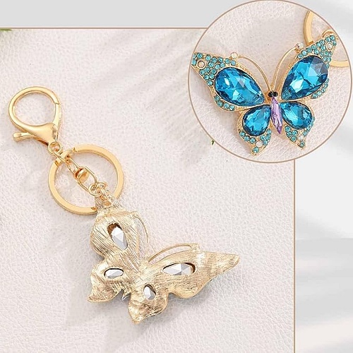 Butterfly bag charm Set of 2
