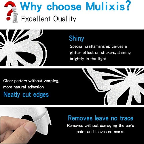 Car sticker butterfly