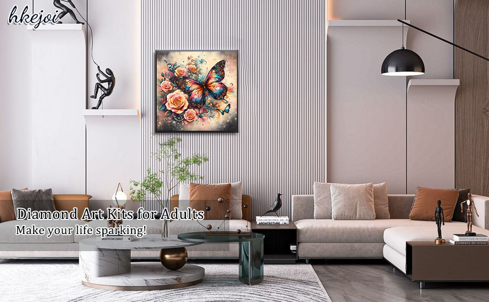 Butterfly diamond art painting