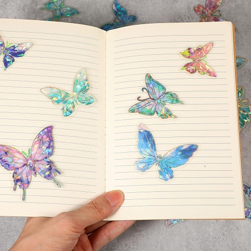 Butterfly sticker cute 80pcs