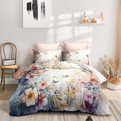 Butterfly comforter set queen