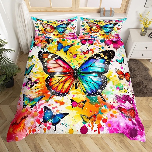 Butterfly duvet cover set