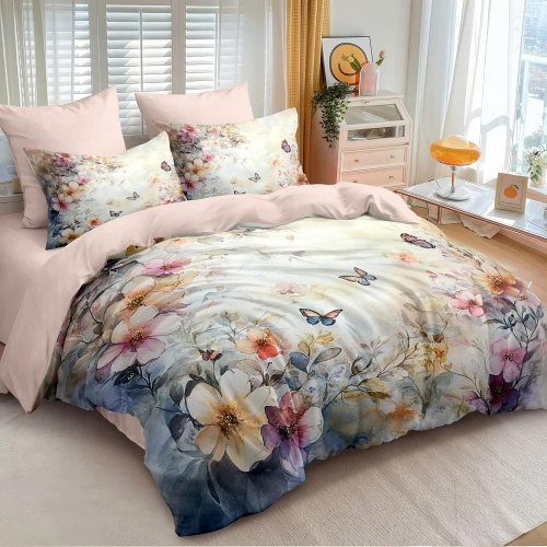Butterfly comforter set queen