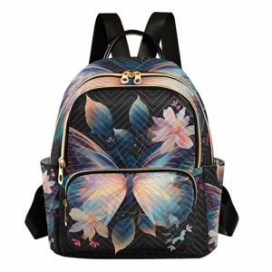 Mini backpack butterfly for everyd...