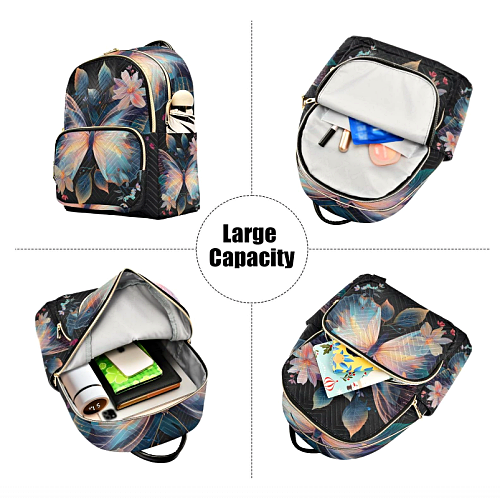 Mini backpack butterfly
