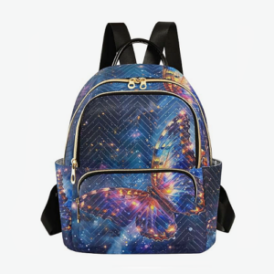 Shoulder bag butterfly design colo...