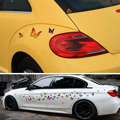 Butterfly car decals amazon
