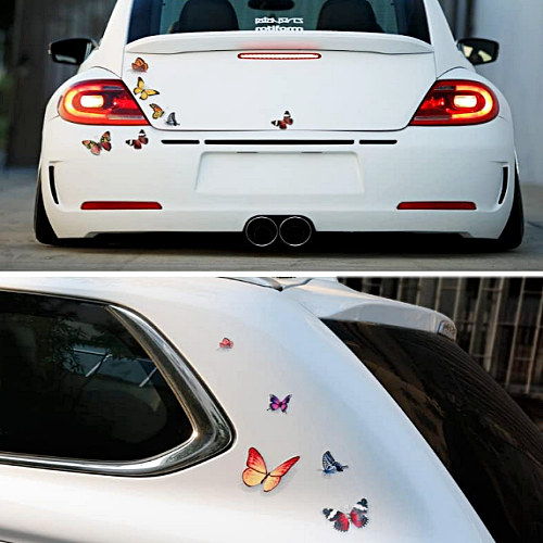 Vinyl butterfly decals