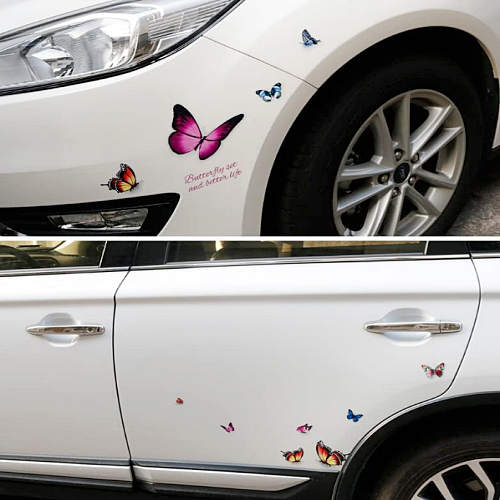 Butterfly car decals amazon
