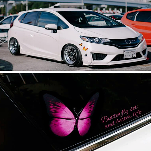 Butterfly car decals amazon