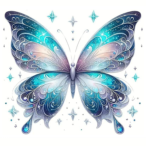 Butterfly decal car