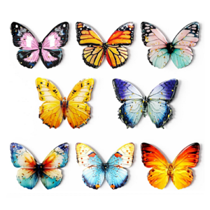 Butterfly magnets for fridge color...