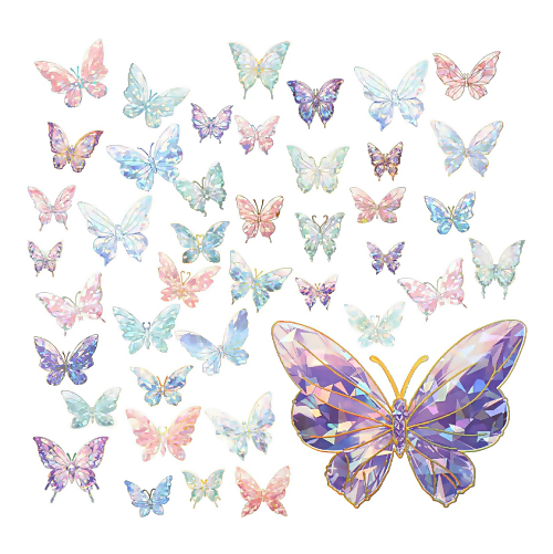 Butterfly stickers home decor