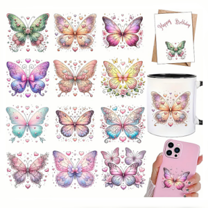 Butterfly mobile stickers super cu...