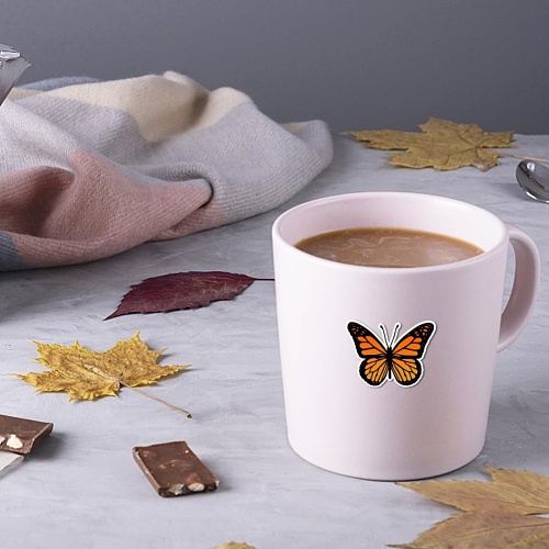 Butterfly stickers decoration