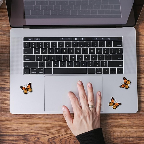 Butterfly stickers decoration