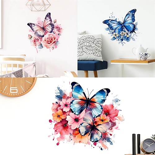 Butterfly wall decal design