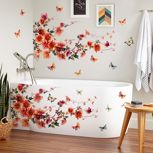 Butterfly wall decal decorating ideas