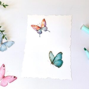 Beautiful butterflies stickers for...