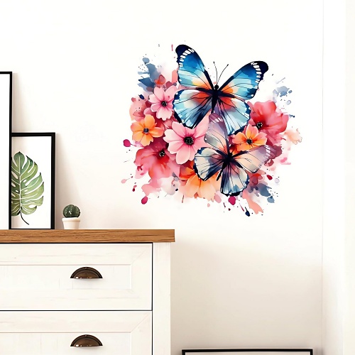 Butterfly wall decal design