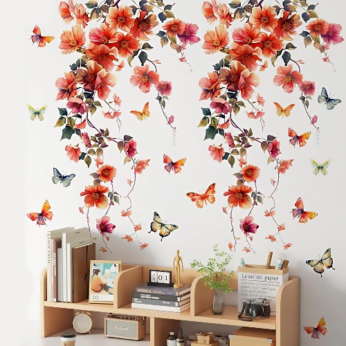Butterfly wall decal decorating ideas