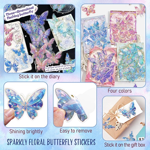 Butterfly stickers for phone case