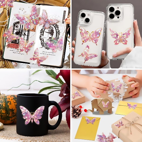 Butterfly stickers for phone case